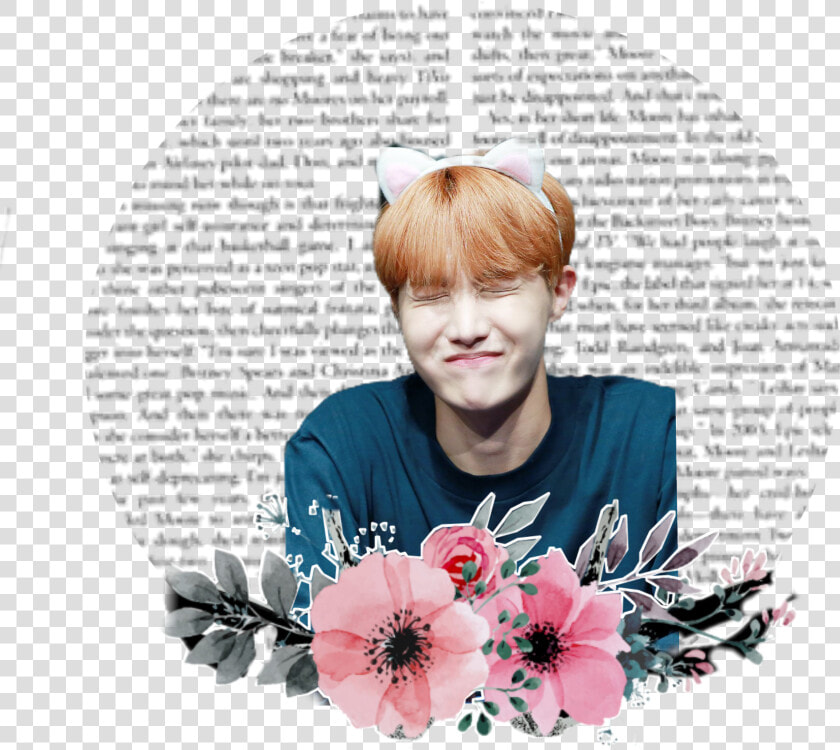 Bts Jhope Edit Cute Flower Bangtanboys Simple Png Flower   Aesthetic Jhope Pink Edit  Transparent PngTransparent PNG