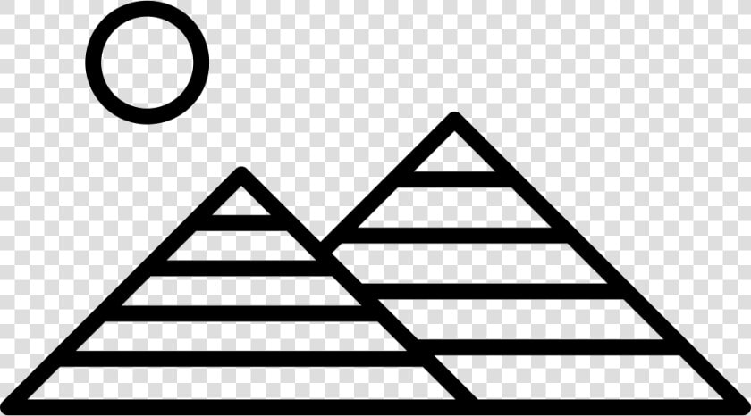 Egypt Pyramids Svg Png Icon Free Download Egyptian   Egyptian Pyramid Clipart Black And White  Transparent PngTransparent PNG