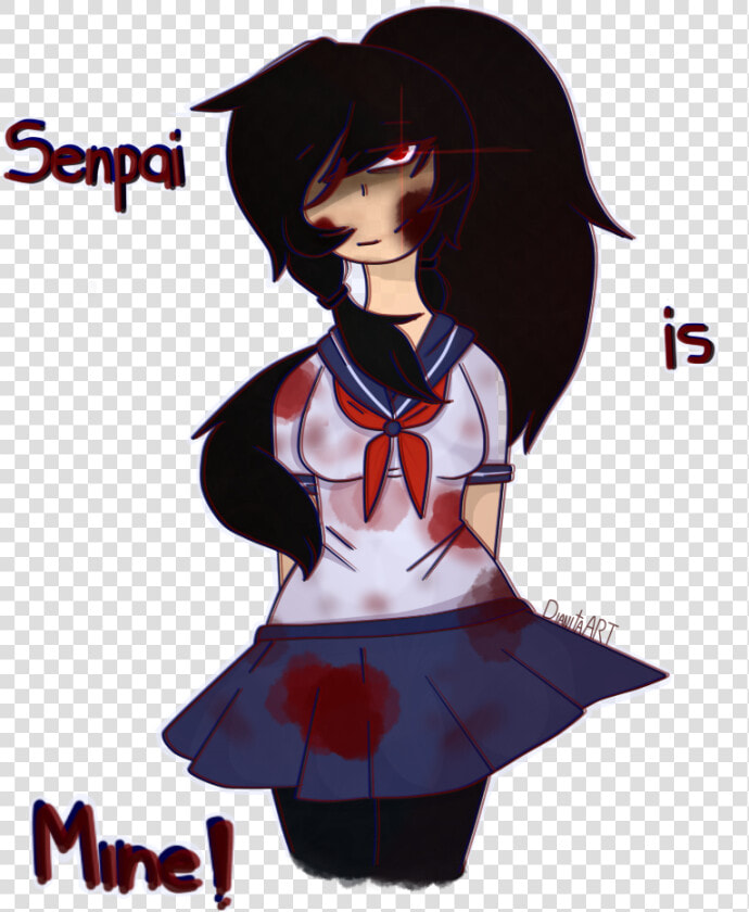 Yandere Simulator By Nessiemccormick On   Yandere Simulator Ayano And Senpai  HD Png DownloadTransparent PNG