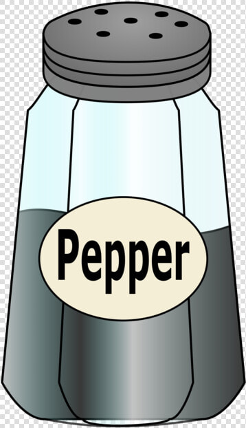 Tableware salt And Pepper Shakers seasoning   Pepper Shaker Pepper Clipart  HD Png DownloadTransparent PNG