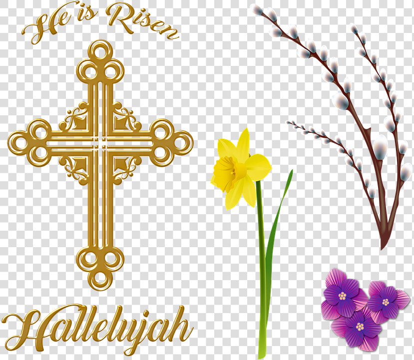 Religious Easter  Jesus  He Is Risen  Willows   Easter Day For Religion  HD Png DownloadTransparent PNG