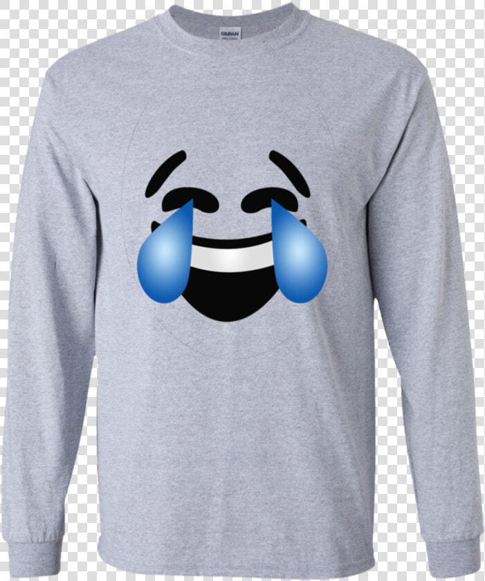 Emoji Costume Laughing Tears Of Joy Emoji Ls Ultra   Ozuna T Shirt  HD Png DownloadTransparent PNG