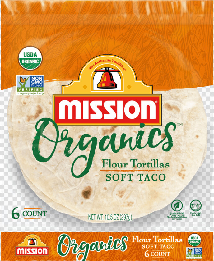 Mission Organic Tortilla Ingredients  HD Png DownloadTransparent PNG