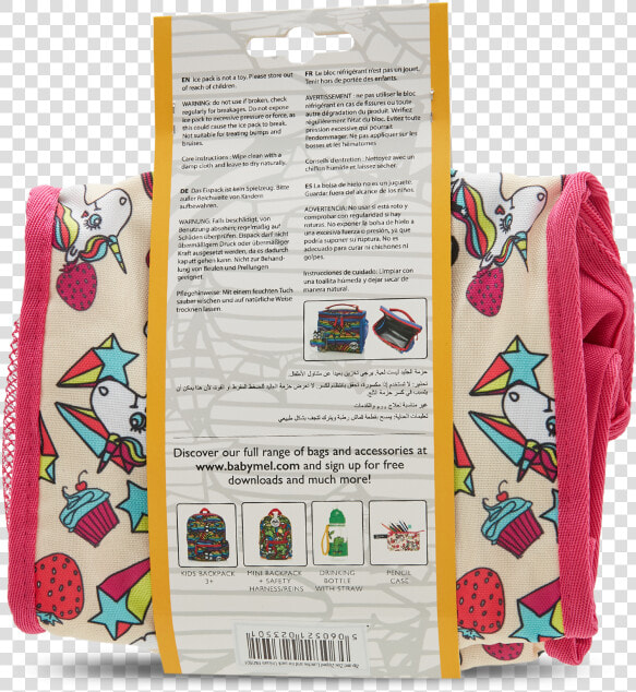 Unicorn Zipper Lunch Bag  amp  Ice Pack   Bag  HD Png DownloadTransparent PNG