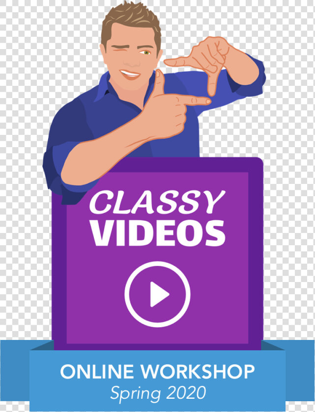 Classy Videos Online Workshop Spring   Video  HD Png DownloadTransparent PNG