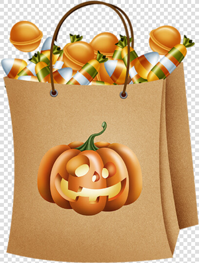  halloween  candy  pumpkin  bag  cute  trickortreat   Halloween Candy Bag Transparent  HD Png DownloadTransparent PNG