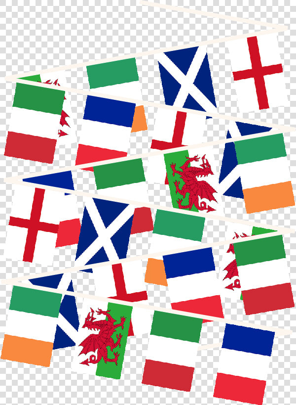 Rugby Six Nations Bunting Title Rugby Six Nations   6 Nations Flags Png  Transparent PngTransparent PNG