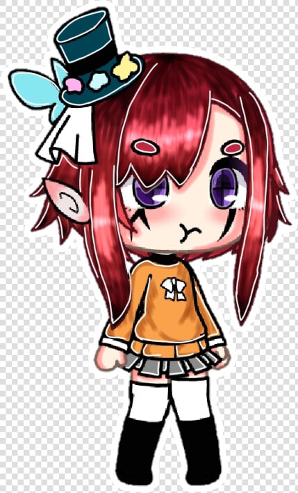  gachaedit  kawaii  cute  gacha  gachalife   Cute Edits Gacha Life Red Hair  HD Png DownloadTransparent PNG