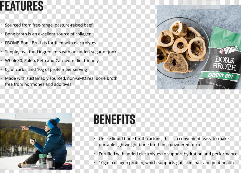 Bone Broth Details   Brochure  HD Png DownloadTransparent PNG