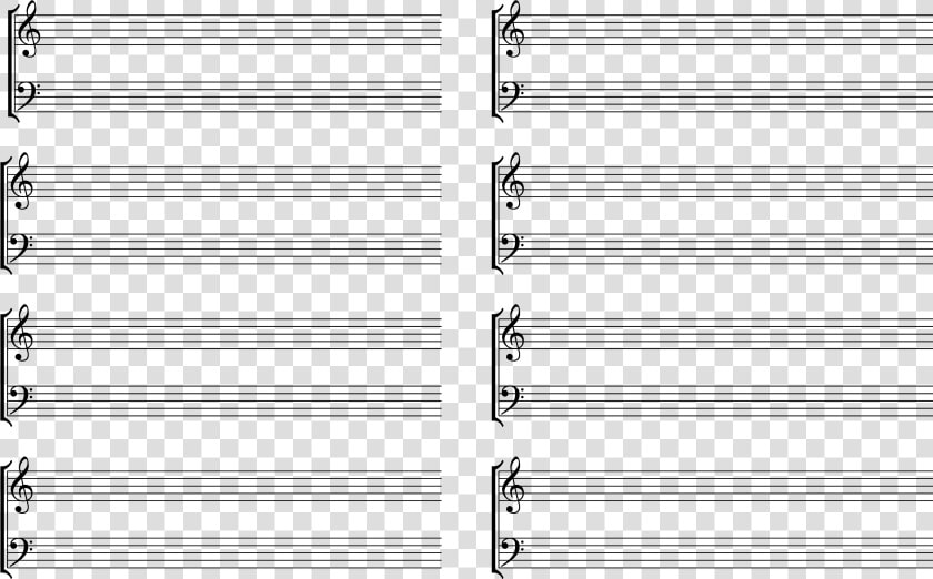 Music Notes 2 Columns Paper Main Image   Parallel  HD Png DownloadTransparent PNG