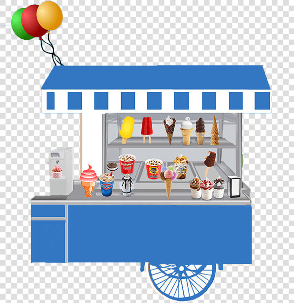 Ice Cream Clipart Booth   Ice Cream Booth Cartoon  HD Png DownloadTransparent PNG