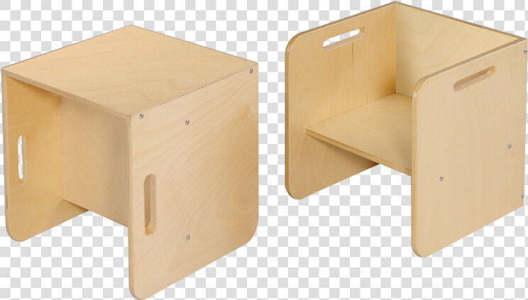 Birch Plywood Children S Function Chair  amp  Table   Storage Chest  HD Png DownloadTransparent PNG