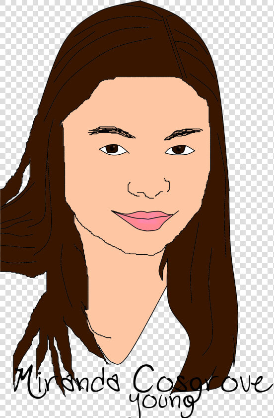 How To Draw Miranda Cosgrove   Girl  HD Png DownloadTransparent PNG