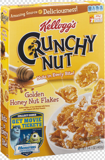 Kellogg  39 s Crunchy Nut Honey  HD Png DownloadTransparent PNG