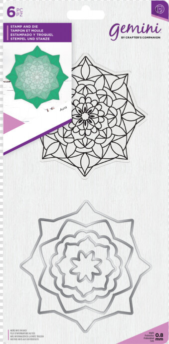 Creative Dies Die  amp  Stamp Set Mandala Set Of 9  HD Png DownloadTransparent PNG