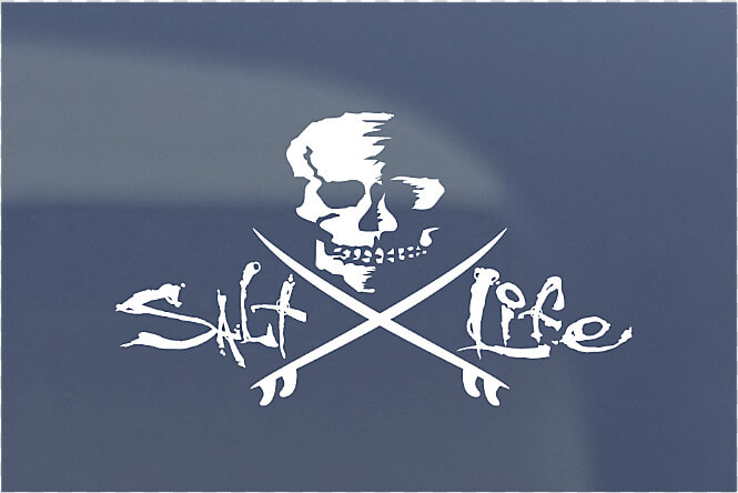 Salt Life Skull Decal  HD Png DownloadTransparent PNG