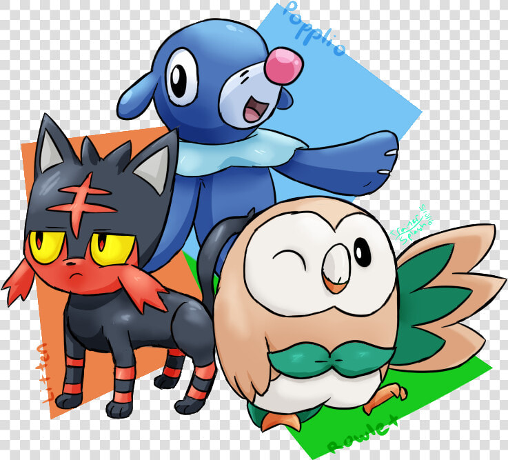 Transparent Rowlet Png   Alolan Region Starter Pokemon  Png DownloadTransparent PNG