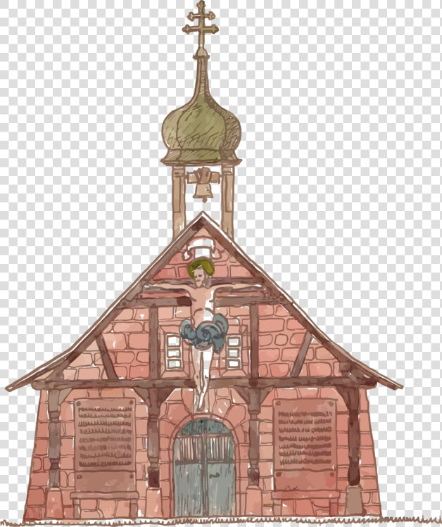 Building medieval Architecture parish   Steeple  HD Png DownloadTransparent PNG