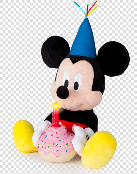 Mickey Happy Birthday   Minnie Mouse Happy Birthday Plush  HD Png DownloadTransparent PNG