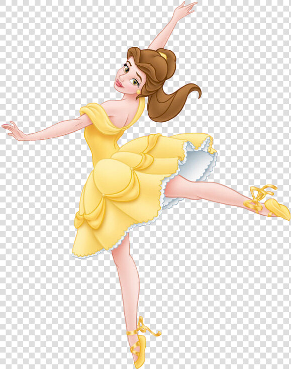 Ballerina Clipart Belle   Disney Princess Ballerina Belle  HD Png DownloadTransparent PNG