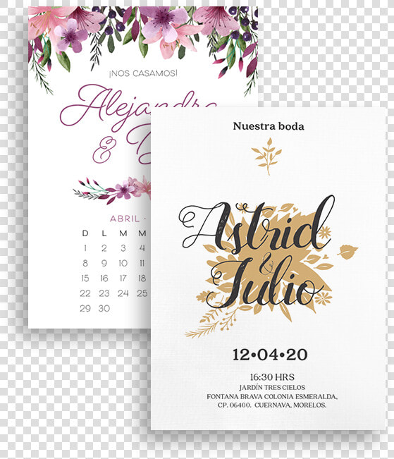 Weddings Invitations   Tarjeta De Boda De Centro De Mesa  HD Png DownloadTransparent PNG