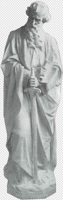 Saint Paul And Sword Marble Statue   Statue  HD Png DownloadTransparent PNG