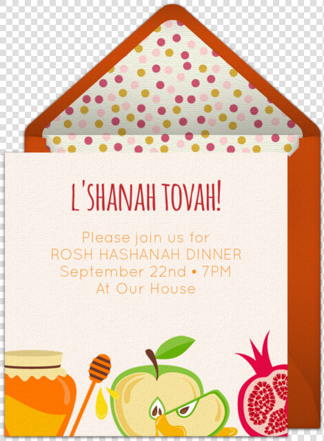 Rosh Hashanah Dinner Invitation  HD Png DownloadTransparent PNG