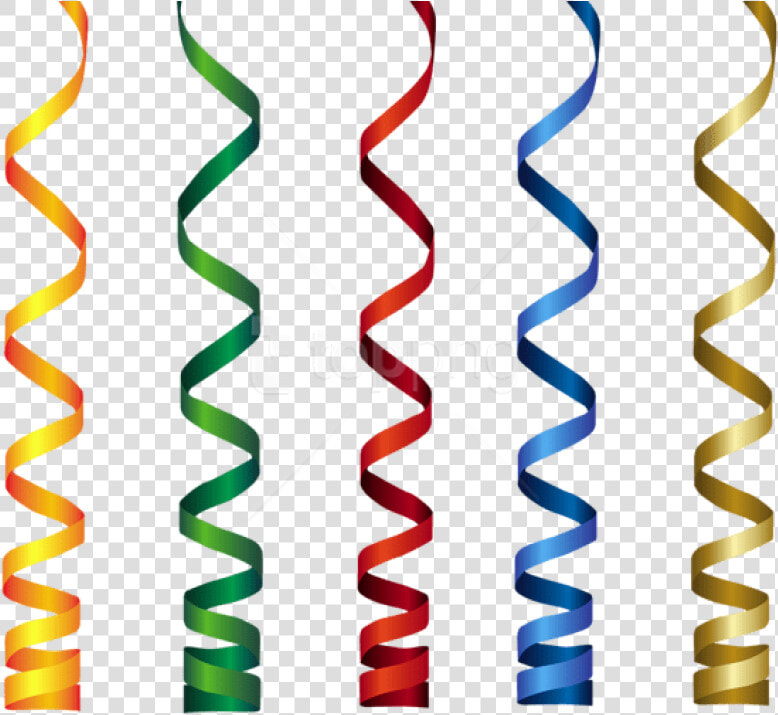 Free Png Download Curly Ribbons Transparent Clipart   Birthday Ribbon In Png  Png DownloadTransparent PNG