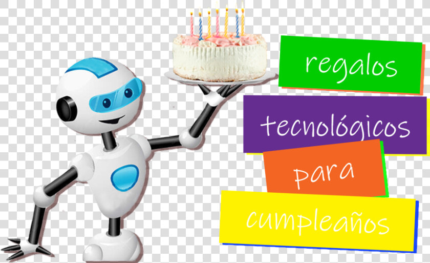 Transparent Regalos De Cumpleaños Png   Waiter Robot Cartoon  Png DownloadTransparent PNG