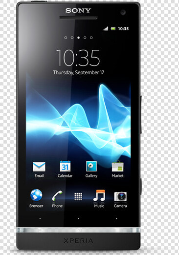 Xperia S Android Smartphone In Black   Sony Ericsson Xperia S  HD Png DownloadTransparent PNG