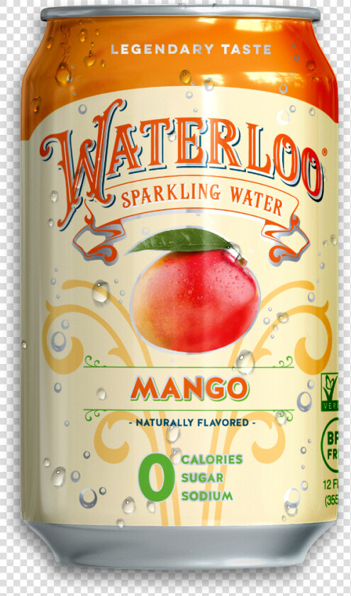 Can Mango   Waterloo Sparkling Water Flavors  HD Png DownloadTransparent PNG