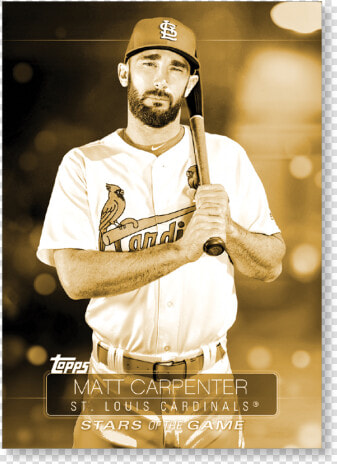 2019 Topps Series 1 Baseball Matt Carpenter Superstars   Baseball Player  HD Png DownloadTransparent PNG