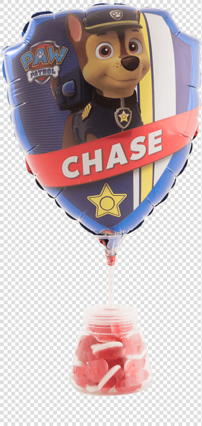 Transparent Paw Patrol Shield Png   Balão Metalizado Do Chase Patrulha Canina  Png DownloadTransparent PNG