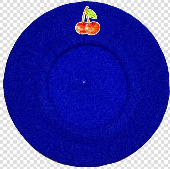 Cherry Beret In Blue   Circle  HD Png DownloadTransparent PNG