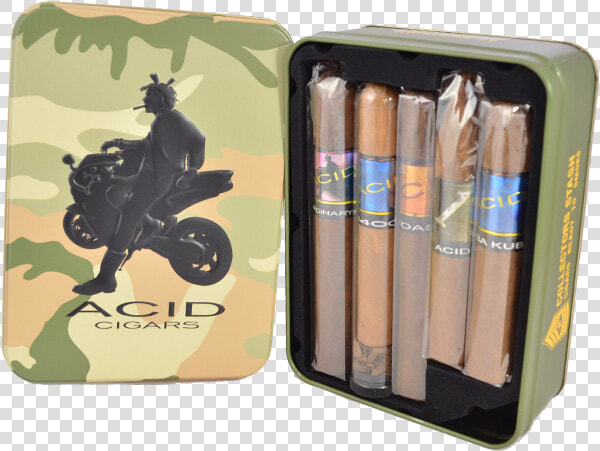 Collector S Stash Sampler   Acid Cigars Tin  HD Png DownloadTransparent PNG