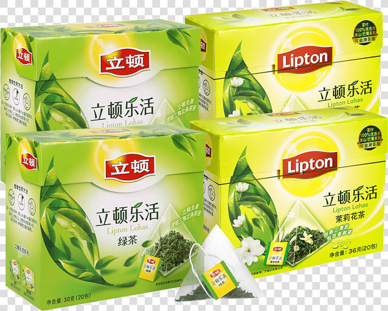 Lipton Lipton Tea Bags Lo Live Triangle Tea Bags Green   Lipton  HD Png DownloadTransparent PNG