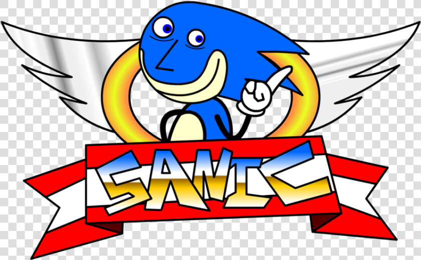 Roblox Hedgehog Clip Art   Sanic The Hedgehog Logo  HD Png DownloadTransparent PNG