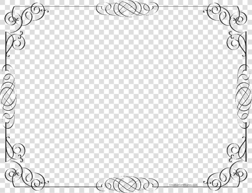 Free Borders Png Border For Formal Certificate    Sample Certificate For Emcee  Transparent PngTransparent PNG