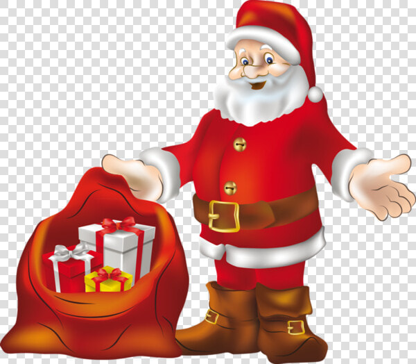 Christmas Tree With Santa Claus   Santa Claus Images In Transparent Background  HD Png DownloadTransparent PNG