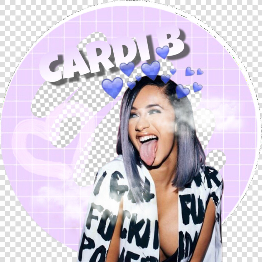 Cardi B 💜♤ 😍 Cardib Bartiercardi Beautifulcardib  HD Png DownloadTransparent PNG