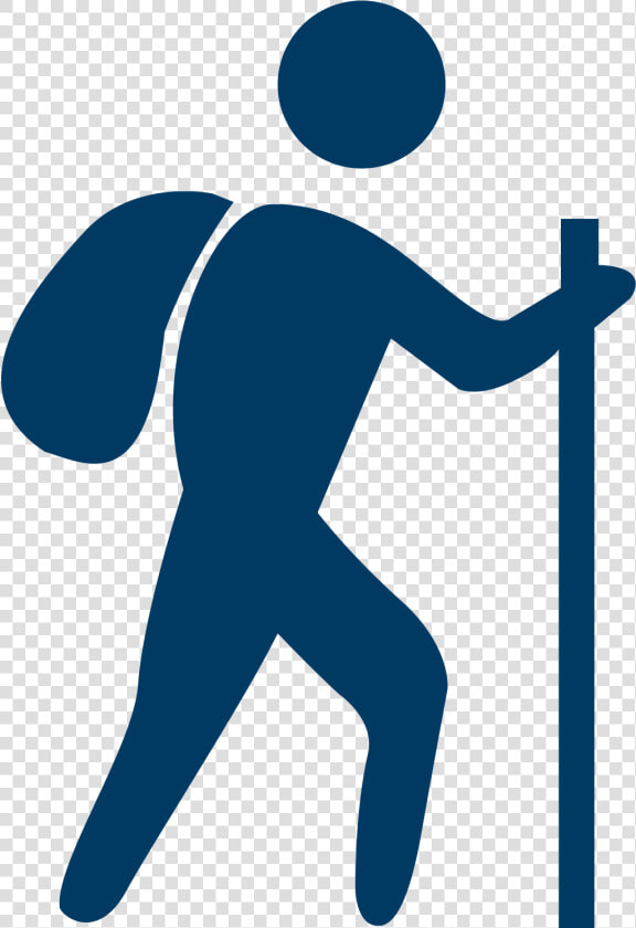 Computer Icons Backpacking Art   Blue Hiking Icon Png  Transparent PngTransparent PNG