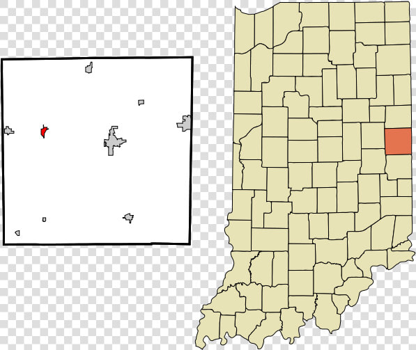 Randolph County Indiana Incorporated And Unincorporated   West Lafayette Indiana County  HD Png DownloadTransparent PNG