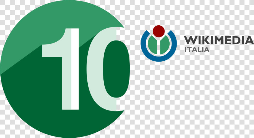 Wikimedia Italia 10th Anniversary Logo Hi   10th Year Anniversary Logo  HD Png DownloadTransparent PNG