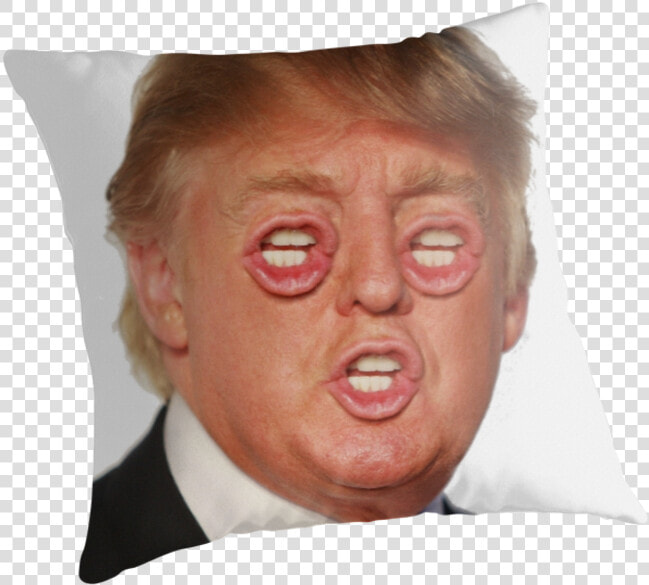 Donald Trump Nose Cushion Throw Pillows   Donald Trump Funny Face  HD Png DownloadTransparent PNG