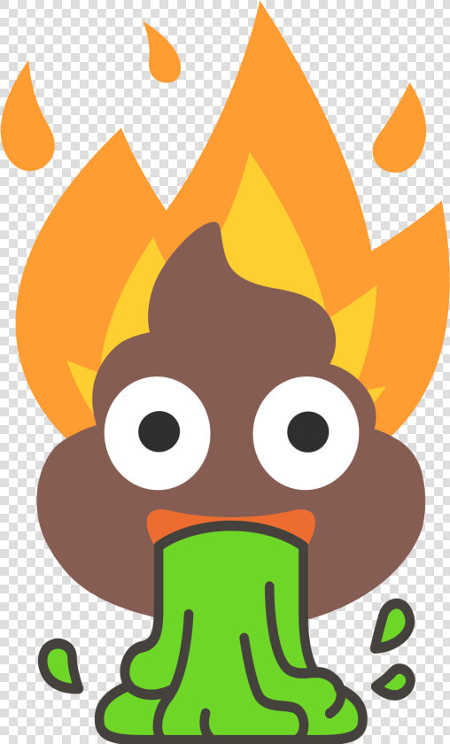 Flaming Poop Emoji  HD Png DownloadTransparent PNG