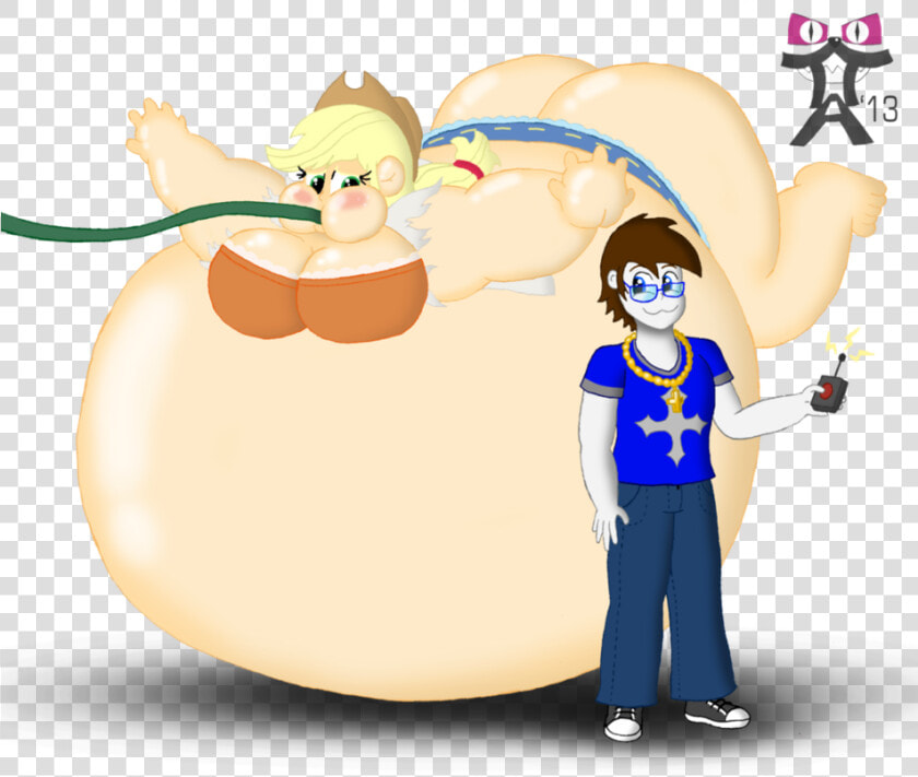 Pony Drew Eg Style With Inflated Applejack   Mlp Eg Base Applejack  HD Png DownloadTransparent PNG