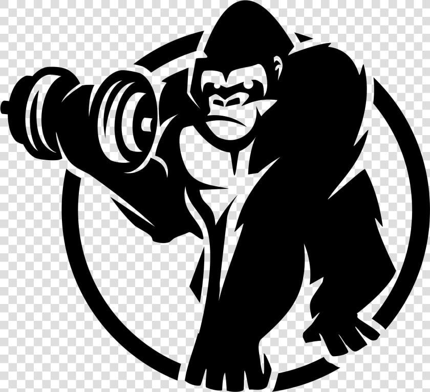 Royalty Free Ape Clipart Bodybuilding   Gorilla Sport  HD Png DownloadTransparent PNG