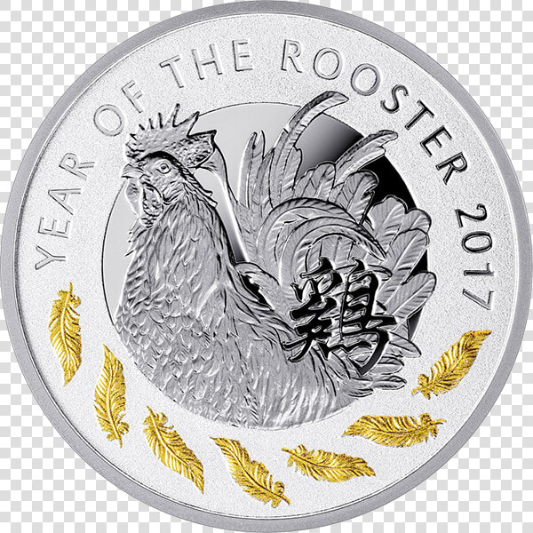 Niue 2017 1  Lunar Year Of The Rooster   Година На Петела Монета  HD Png DownloadTransparent PNG