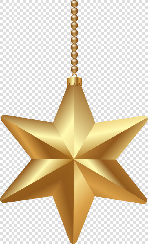 Gold Christmas Star Png Clipart Image   Vector Christmas Decorations Png  Transparent PngTransparent PNG