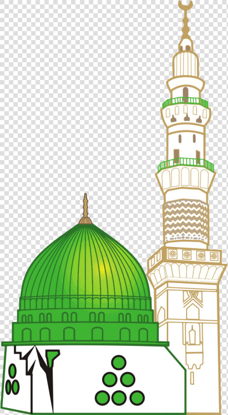 Madina Png Vector   Gumbad E Khizra Png  Transparent PngTransparent PNG